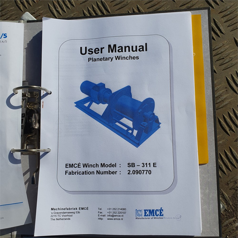 ABC EMCE SB-311E - Cabrestante: foto 4 ABC EMCE SB-311E - Cabrestante: foto 4