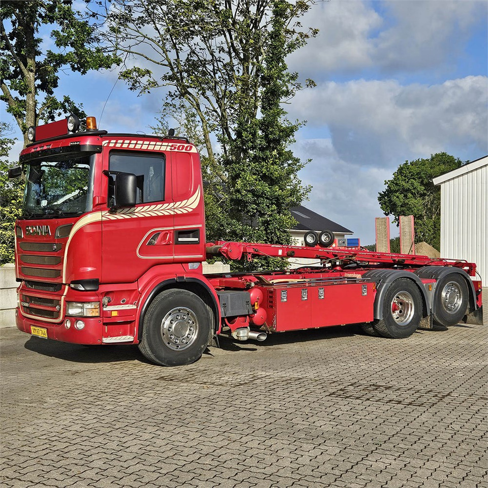 Scania R 500 - Camión con equipo de cable: foto 1 Scania R 500 - Camión con equipo de cable: foto 1