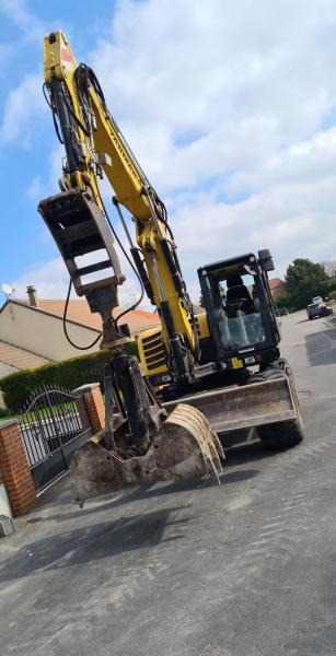 Yanmar B 110 W - Excavadora de ruedas: foto 4 Yanmar B 110 W - Excavadora de ruedas: foto 4