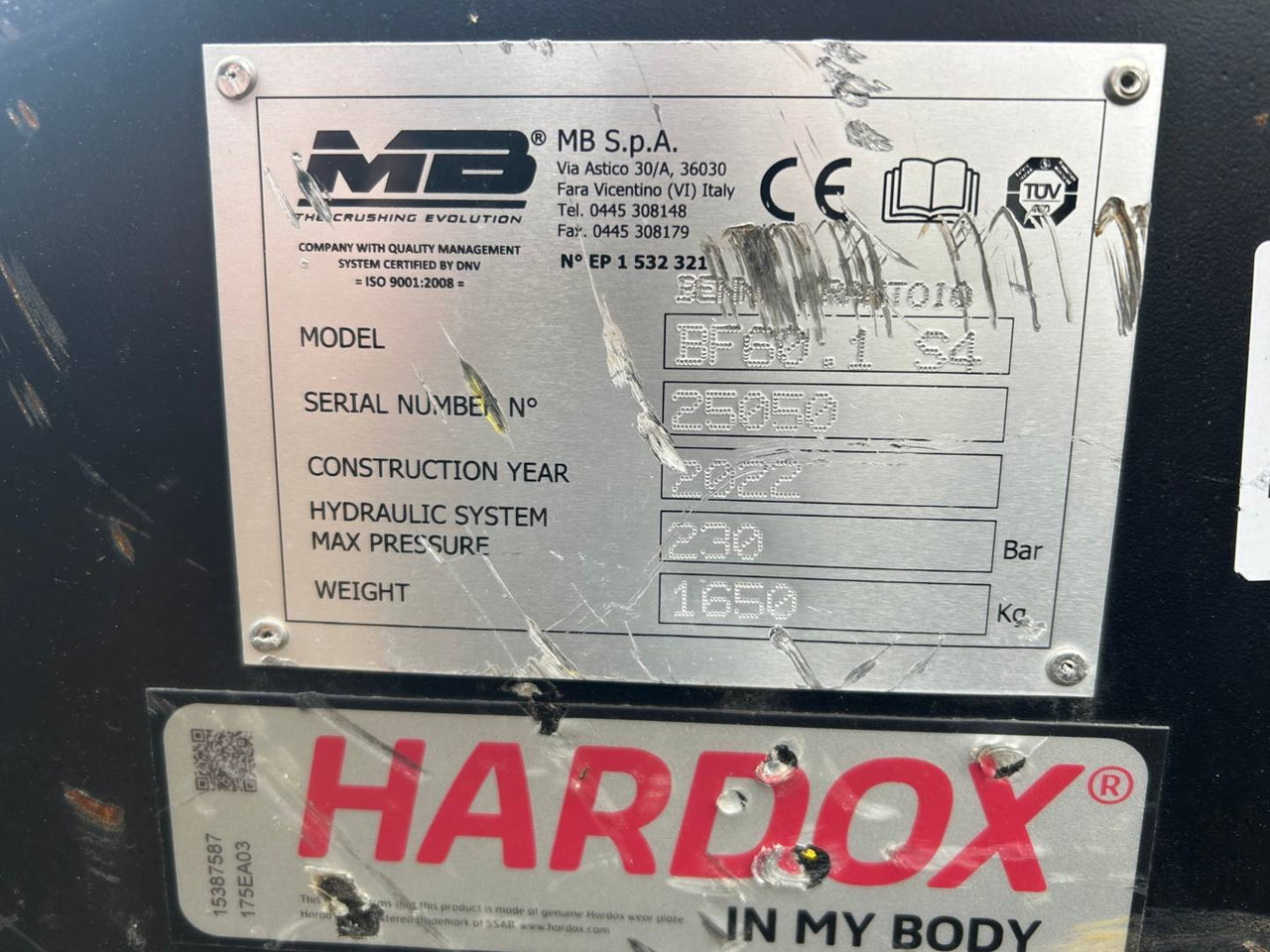 MB BF60/MB - Cazo para Maquinaria de construcción: foto 3 MB BF60/MB - Cazo para Maquinaria de construcción: foto 3