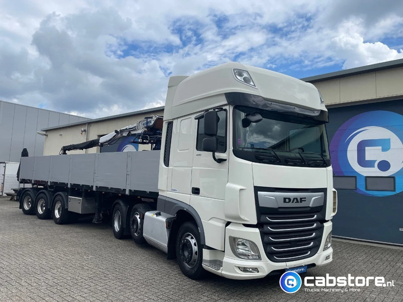 Pacton T3-003 3-assige stenen oplegger 2-assen gestuurd + Kennis Type 14.000 loopkraan - Rotator - stenenklem - Semirremolque plataforma/ Caja abierta: foto 5 Pacton T3-003 3-assige stenen oplegger 2-assen gestuurd + Kennis Type 14.000 loopkraan - Rotator - stenenklem - Semirremolque plataforma/ Caja abierta: foto 5