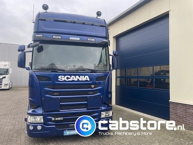 Scania R450 LB6X2MLB Euro 6 - Bouwjaar 2016 - Topline - Doorlaad-volume combi+ Wecon Middenas aanhangwagen - Good condition - Camión lona: foto 5 Scania R450 LB6X2MLB Euro 6 - Bouwjaar 2016 - Topline - Doorlaad-volume combi+ Wecon Middenas aanhangwagen - Good condition - Camión lona: foto 5