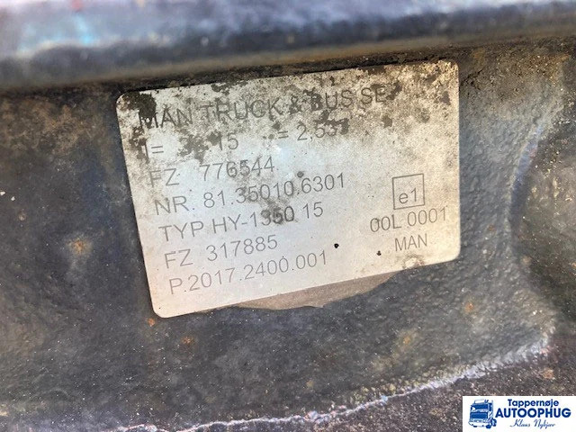 MAN HY1350 – 2.53 – MAN 81.35010-6301 - Diferencial para Camión: foto 3 MAN HY1350 – 2.53 – MAN 81.35010-6301 - Diferencial para Camión: foto 3