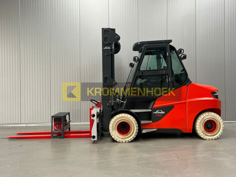 Linde E 80-900 - Carretilla elevadora eléctrica: foto 1 Linde E 80-900 - Carretilla elevadora eléctrica: foto 1