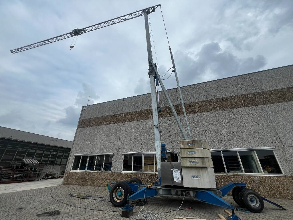 Soima Construction crane SOIMA SGH 19x28 - 28 mete - Plataforma elevadora remolcable: foto 1 Soima Construction crane SOIMA SGH 19x28 - 28 mete - Plataforma elevadora remolcable: foto 1