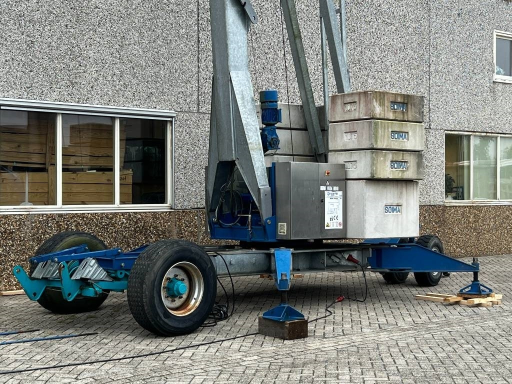 Soima Construction crane SOIMA SGH 19x28 - 28 mete - Plataforma elevadora remolcable: foto 2 Soima Construction crane SOIMA SGH 19x28 - 28 mete - Plataforma elevadora remolcable: foto 2