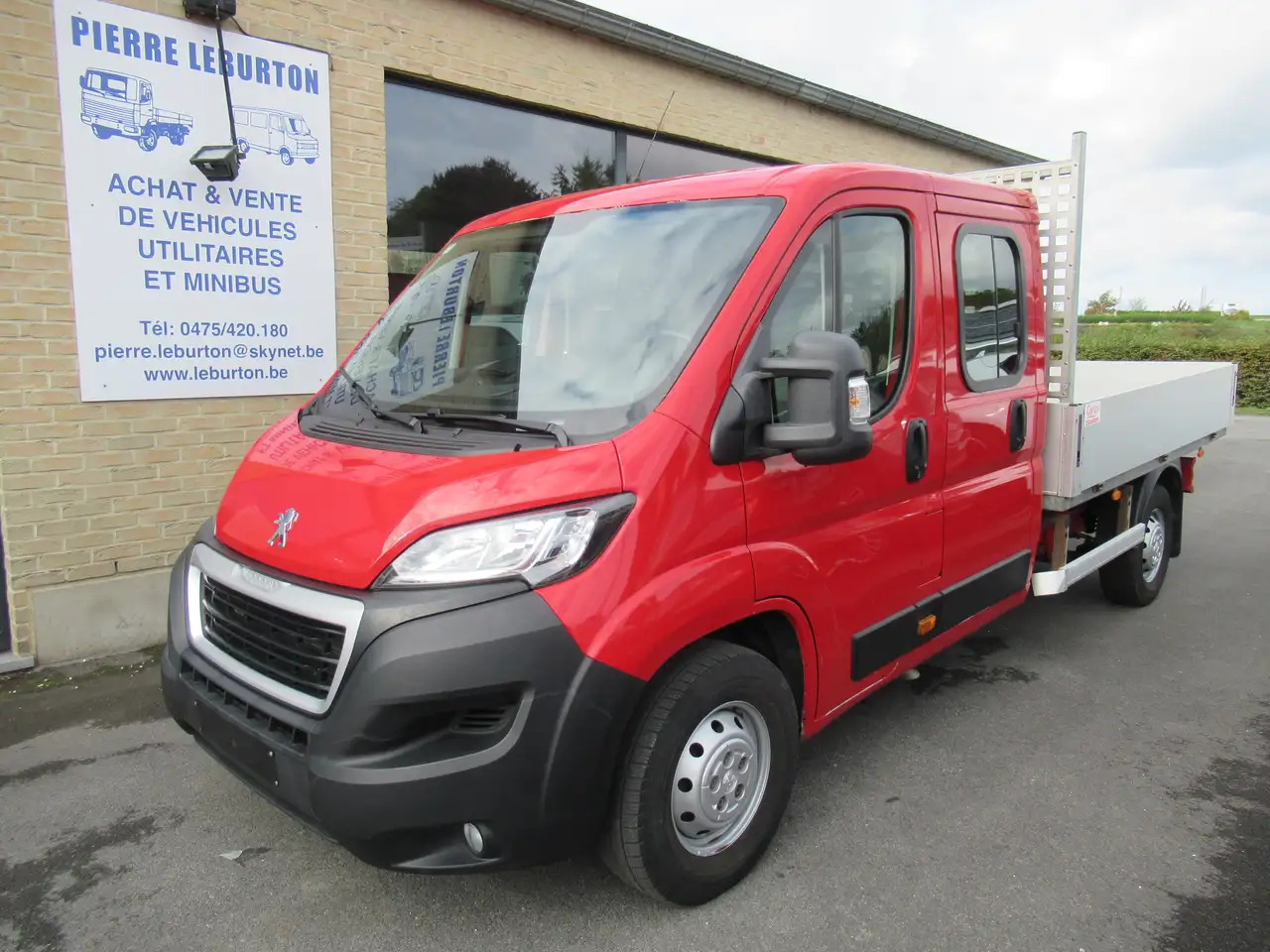 Peugeot Boxer DBLE CAB PLAT 12900€+TVA/BTW - Caja abierta furgoneta, Furgoneta combi: foto 1 Peugeot Boxer DBLE CAB PLAT 12900€+TVA/BTW - Caja abierta furgoneta, Furgoneta combi: foto 1