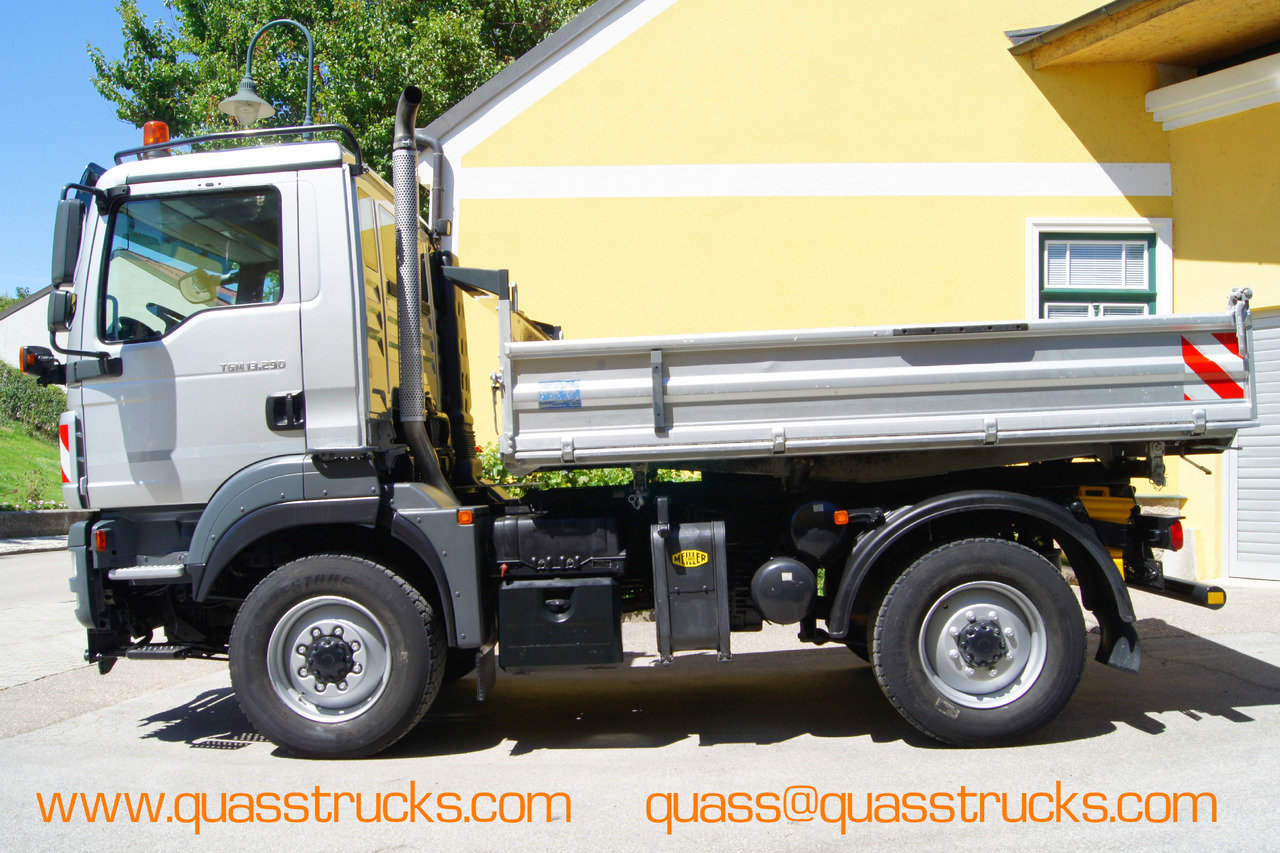 MAN TGM 13.290/4x4/TÜV/Euro 5/einzelbereift/Winterdienst/MEILLER - Camión volquete: foto 2 MAN TGM 13.290/4x4/TÜV/Euro 5/einzelbereift/Winterdienst/MEILLER - Camión volquete: foto 2