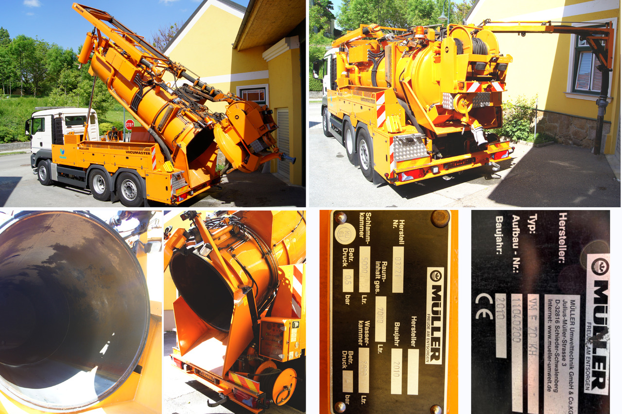 Limpieza de alcantarillado MAN TGS 28.360 BL 6x2-4/MÜLLER-KOMBI + Funk/TÜV/Euro5: foto 13