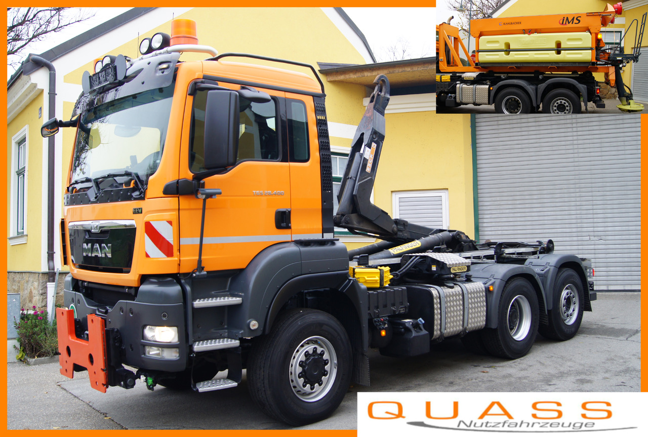 MAN TGS 28.400 BL 6x4-4/TÜV/PALIFT/Winterdienst/Salzstreuer/Streuer/Schneepflug - Máquina quitanieve: foto 1 MAN TGS 28.400 BL 6x4-4/TÜV/PALIFT/Winterdienst/Salzstreuer/Streuer/Schneepflug - Máquina quitanieve: foto 1