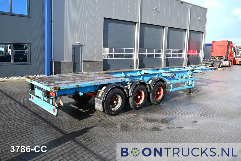 Blumhardt Cont.-Sal 40.24 E FIXED CHASSIS | 2x20-30-40ft * STEEL SUSPENSION * 5450 KG * BPW - Semirremolque portacontenedore/ Intercambiable: foto 1 Blumhardt Cont.-Sal 40.24 E FIXED CHASSIS | 2x20-30-40ft * STEEL SUSPENSION * 5450 KG * BPW - Semirremolque portacontenedore/ Intercambiable: foto 1