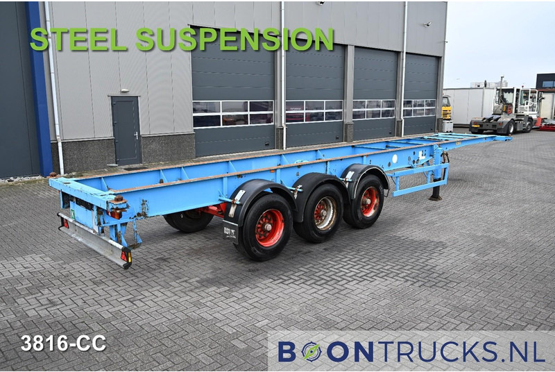 Blumhardt Cont.-Sal 40.24 E FIXED CHASSIS | 40ft * STEEL SUSPENSION * BPW / DRUM - Semirremolque portacontenedore/ Intercambiable: foto 1 Blumhardt Cont.-Sal 40.24 E FIXED CHASSIS | 40ft * STEEL SUSPENSION * BPW / DRUM - Semirremolque portacontenedore/ Intercambiable: foto 1