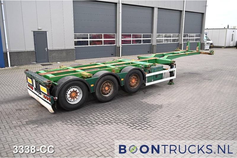 Broshuis 3UCC-39/45 2X20-30-40-45ft HC * LIFT AXLE * 2 x EXTENDABLE - Semirremolque portacontenedore/ Intercambiable: foto 1 Broshuis 3UCC-39/45 2X20-30-40-45ft HC * LIFT AXLE * 2 x EXTENDABLE - Semirremolque portacontenedore/ Intercambiable: foto 1