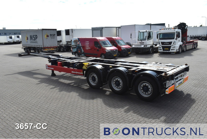 Krone SD BOX LINER | 2x20-40-45ft HC * LIFT AXLE * BPW/DISC * EXTENDABLE REAR * 10x AVAILABLE - Semirremolque portacontenedore/ Intercambiable: foto 3 Krone SD BOX LINER | 2x20-40-45ft HC * LIFT AXLE * BPW/DISC * EXTENDABLE REAR * 10x AVAILABLE - Semirremolque portacontenedore/ Intercambiable: foto 3