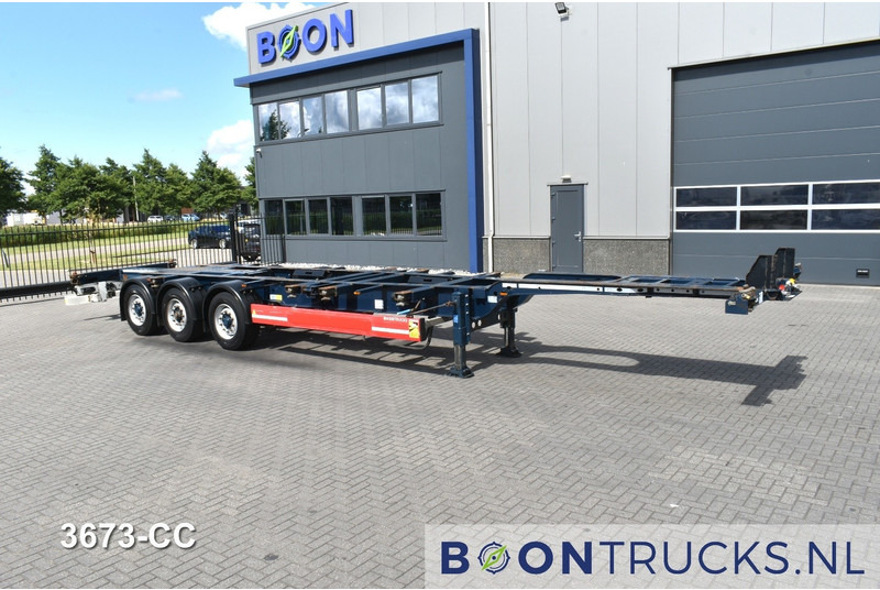 Krone SD BOX LINER | 2x20-40-45ft HC * LIFT AXLE * BPW/DISC * EXTENDABLE REAR * 10x AVAILABLE - Semirremolque portacontenedore/ Intercambiable: foto 4 Krone SD BOX LINER | 2x20-40-45ft HC * LIFT AXLE * BPW/DISC * EXTENDABLE REAR * 10x AVAILABLE - Semirremolque portacontenedore/ Intercambiable: foto 4