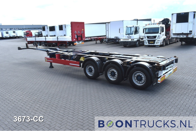 Krone SD BOX LINER | 2x20-40-45ft HC * LIFT AXLE * BPW/DISC * EXTENDABLE REAR * 10x AVAILABLE - Semirremolque portacontenedore/ Intercambiable: foto 3 Krone SD BOX LINER | 2x20-40-45ft HC * LIFT AXLE * BPW/DISC * EXTENDABLE REAR * 10x AVAILABLE - Semirremolque portacontenedore/ Intercambiable: foto 3