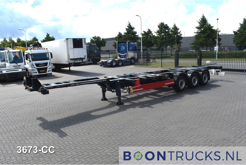 Krone SD BOX LINER | 2x20-40-45ft HC * LIFT AXLE * BPW/DISC * EXTENDABLE REAR * 10x AVAILABLE - Semirremolque portacontenedore/ Intercambiable: foto 5 Krone SD BOX LINER | 2x20-40-45ft HC * LIFT AXLE * BPW/DISC * EXTENDABLE REAR * 10x AVAILABLE - Semirremolque portacontenedore/ Intercambiable: foto 5