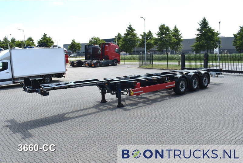 Krone SD BOX LINER | 2x20-40-45ft HC * LIFT AXLE * BPW/DISC * EXTENDABLE REAR * 10x AVAILABLE - Semirremolque portacontenedore/ Intercambiable: foto 5 Krone SD BOX LINER | 2x20-40-45ft HC * LIFT AXLE * BPW/DISC * EXTENDABLE REAR * 10x AVAILABLE - Semirremolque portacontenedore/ Intercambiable: foto 5