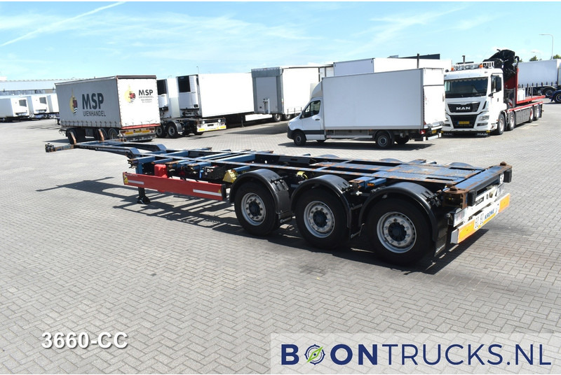 Krone SD BOX LINER | 2x20-40-45ft HC * LIFT AXLE * BPW/DISC * EXTENDABLE REAR * 10x AVAILABLE - Semirremolque portacontenedore/ Intercambiable: foto 3 Krone SD BOX LINER | 2x20-40-45ft HC * LIFT AXLE * BPW/DISC * EXTENDABLE REAR * 10x AVAILABLE - Semirremolque portacontenedore/ Intercambiable: foto 3