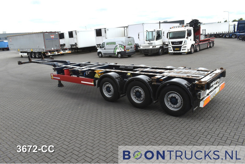 Krone SD BOX LINER | 2x20-40-45ft HC * LIFTAS * BPW/SCHIJF * ACHTERSCHUIVER * 10x AVAILABLE - Semirremolque portacontenedore/ Intercambiable: foto 3 Krone SD BOX LINER | 2x20-40-45ft HC * LIFTAS * BPW/SCHIJF * ACHTERSCHUIVER * 10x AVAILABLE - Semirremolque portacontenedore/ Intercambiable: foto 3