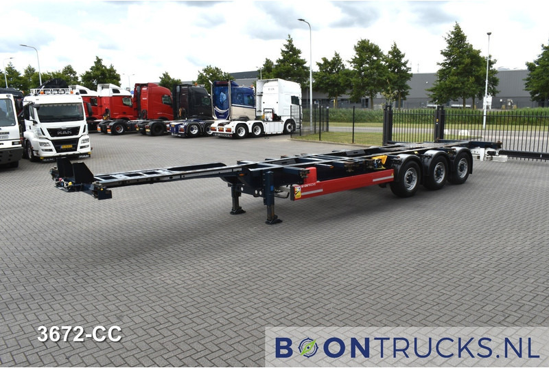 Krone SD BOX LINER | 2x20-40-45ft HC * LIFTAS * BPW/SCHIJF * ACHTERSCHUIVER * 10x AVAILABLE - Semirremolque portacontenedore/ Intercambiable: foto 5 Krone SD BOX LINER | 2x20-40-45ft HC * LIFTAS * BPW/SCHIJF * ACHTERSCHUIVER * 10x AVAILABLE - Semirremolque portacontenedore/ Intercambiable: foto 5