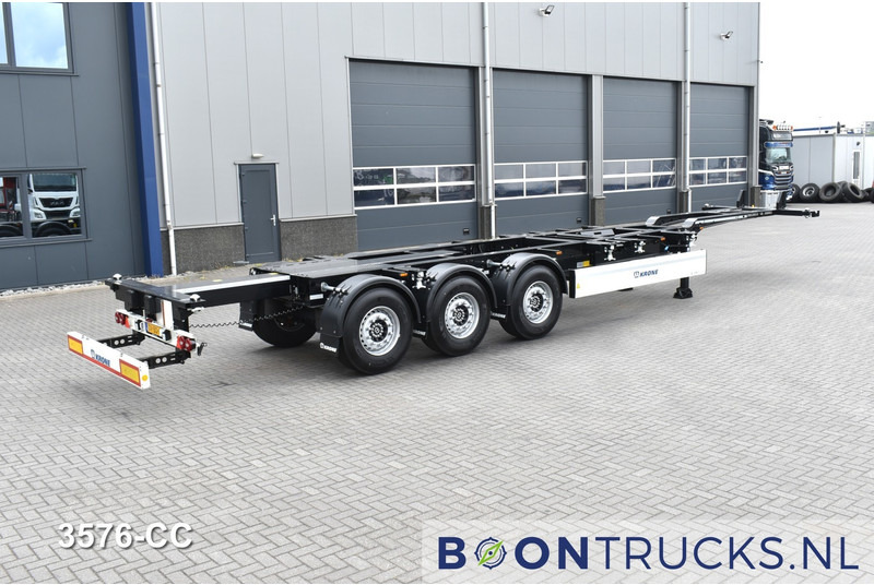 Krone SD BOX LINER NEW / UNREGISTERED | 2x20-40-45ft * LIFT AXLE * DISC BRAKES - Semirremolque portacontenedore/ Intercambiable: foto 2 Krone SD BOX LINER NEW / UNREGISTERED | 2x20-40-45ft * LIFT AXLE * DISC BRAKES - Semirremolque portacontenedore/ Intercambiable: foto 2