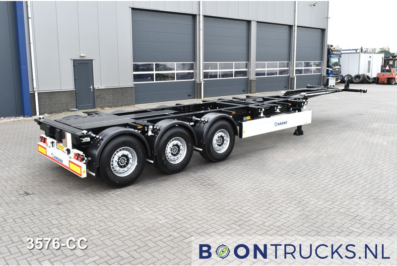 Krone SD BOX LINER NEW / UNREGISTERED | 2x20-40-45ft * LIFT AXLE * DISC BRAKES - Semirremolque portacontenedore/ Intercambiable: foto 1 Krone SD BOX LINER NEW / UNREGISTERED | 2x20-40-45ft * LIFT AXLE * DISC BRAKES - Semirremolque portacontenedore/ Intercambiable: foto 1