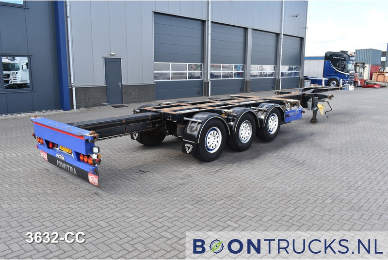 Pacton T3-010 | 2x20-30-40-45ft HC * LIFT AXLE * SAF/DISC * NL TRAILER * APK 10-2025 - Semirremolque portacontenedore/ Intercambiable: foto 2 Pacton T3-010 | 2x20-30-40-45ft HC * LIFT AXLE * SAF/DISC * NL TRAILER * APK 10-2025 - Semirremolque portacontenedore/ Intercambiable: foto 2