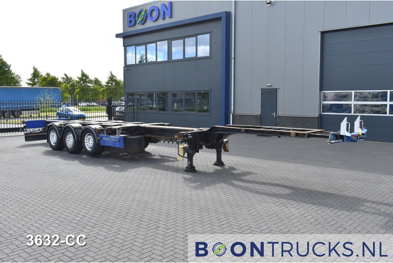 Pacton T3-010 | 2x20-30-40-45ft HC * LIFT AXLE * SAF/DISC * NL TRAILER * APK 10-2025 - Semirremolque portacontenedore/ Intercambiable: foto 4 Pacton T3-010 | 2x20-30-40-45ft HC * LIFT AXLE * SAF/DISC * NL TRAILER * APK 10-2025 - Semirremolque portacontenedore/ Intercambiable: foto 4