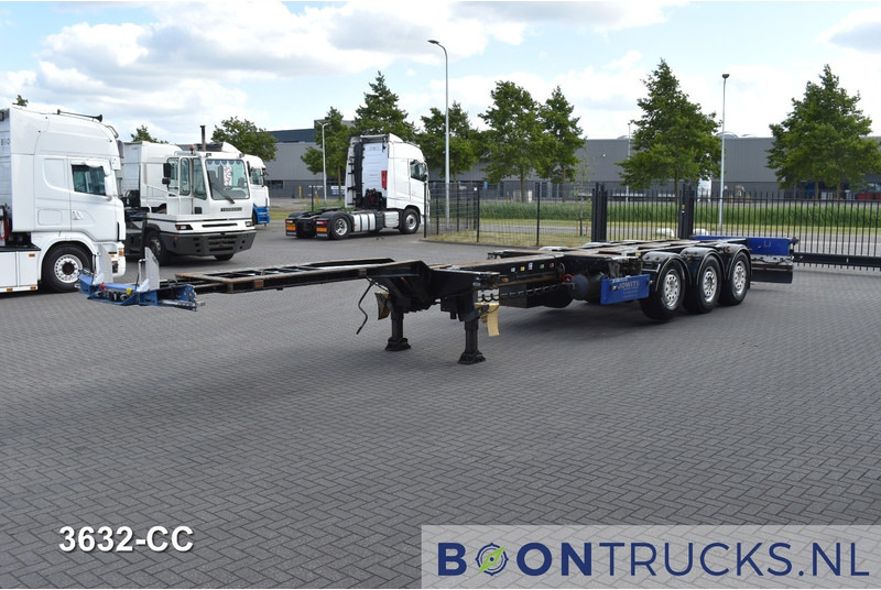 Pacton T3-010 | 2x20-30-40-45ft HC * LIFT AXLE * SAF/DISC * NL TRAILER * APK 10-2025 - Semirremolque portacontenedore/ Intercambiable: foto 5 Pacton T3-010 | 2x20-30-40-45ft HC * LIFT AXLE * SAF/DISC * NL TRAILER * APK 10-2025 - Semirremolque portacontenedore/ Intercambiable: foto 5