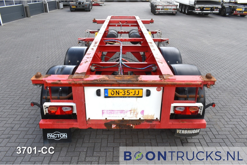 Pacton TXC 233 | 20ft * 2980 Kg * BPW / DRUM * NL TRAILER * 5x AVAILABLE - Semirremolque portacontenedore/ Intercambiable: foto 2 Pacton TXC 233 | 20ft * 2980 Kg * BPW / DRUM * NL TRAILER * 5x AVAILABLE - Semirremolque portacontenedore/ Intercambiable: foto 2