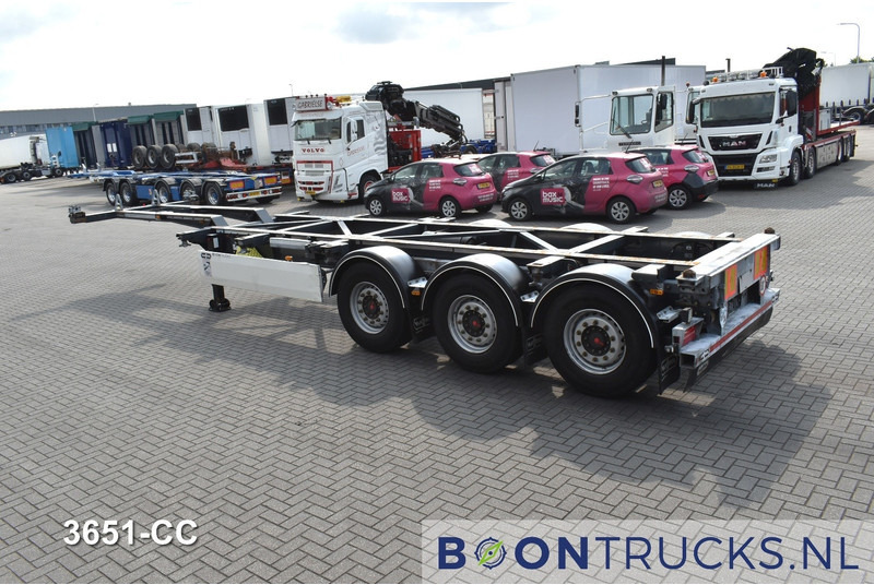 Van Hool A3C002 2x20-30-40-45ft HC * LIFT AXLE * SAF / DISC * EXTENDABLE REAR - Semirremolque portacontenedore/ Intercambiable: foto 3 Van Hool A3C002 2x20-30-40-45ft HC * LIFT AXLE * SAF / DISC * EXTENDABLE REAR - Semirremolque portacontenedore/ Intercambiable: foto 3