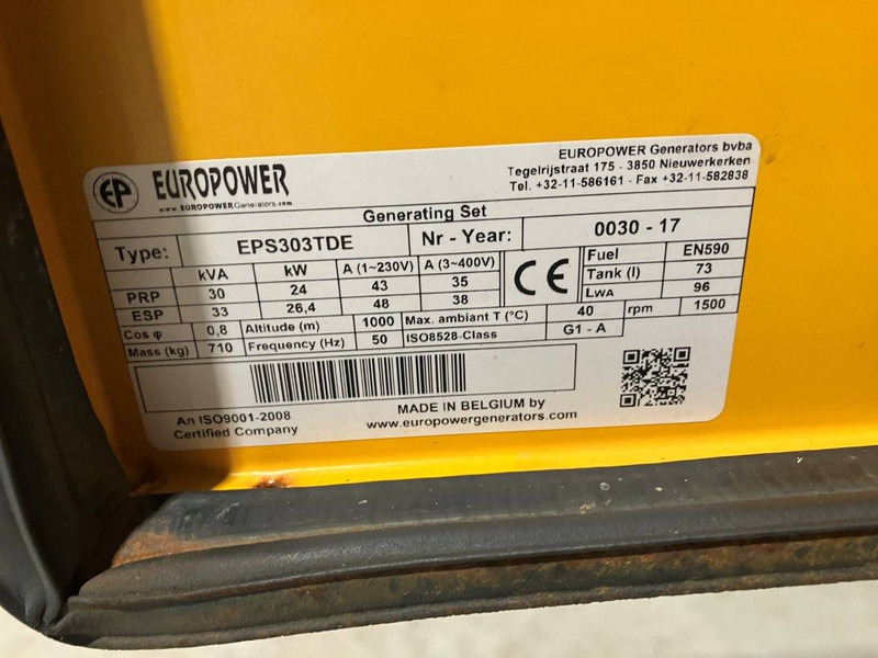 Generador industriale Europower EPS303TDE: foto 11