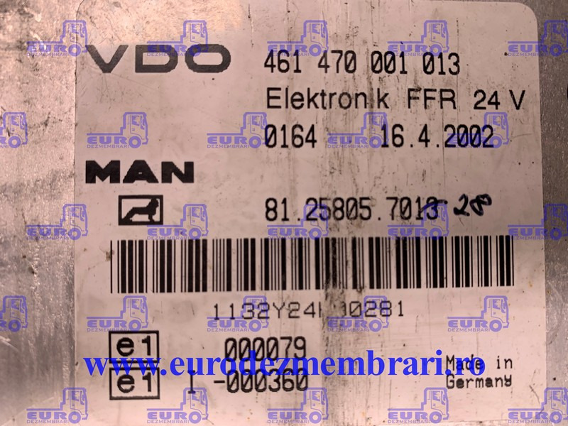 CALCULATOR KIT PORNIRE MAN 3 460CP 0281001761 - Unidad de control para Camión: foto 3 CALCULATOR KIT PORNIRE MAN 3 460CP 0281001761 - Unidad de control para Camión: foto 3