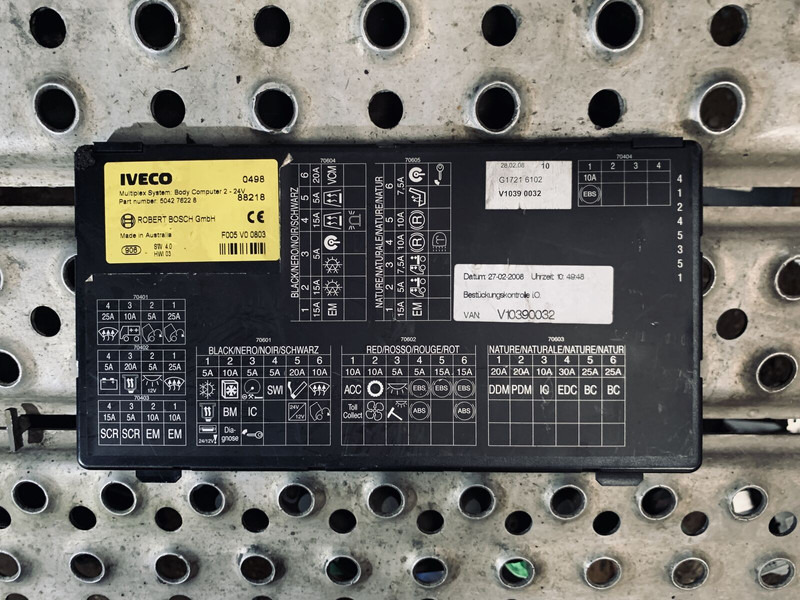 Iveco STRALIS - Unidad de control: foto 1 Iveco STRALIS - Unidad de control: foto 1