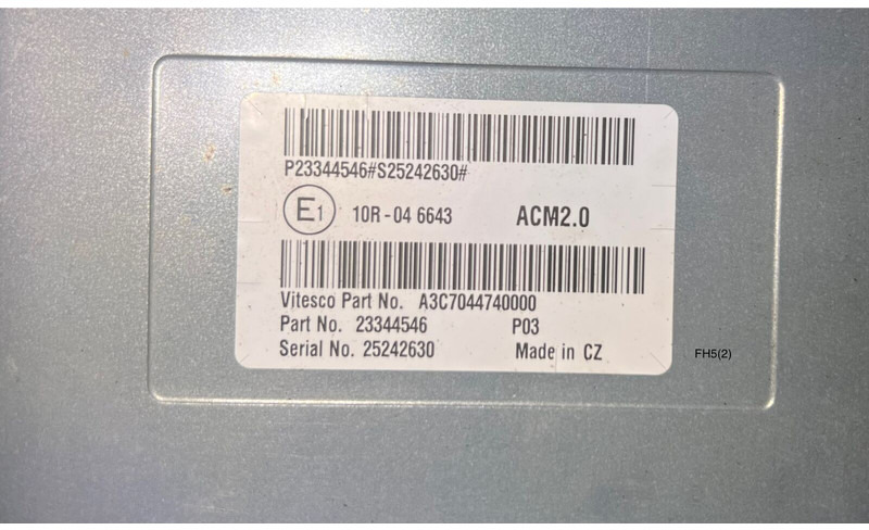 Volvo - Unidad de control: foto 4 Volvo - Unidad de control: foto 4