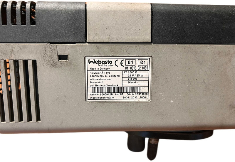 Webasto Air top 2000 - Calefacción/ Ventilación: foto 3 Webasto Air top 2000 - Calefacción/ Ventilación: foto 3