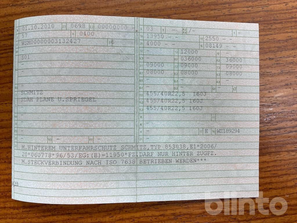 2010 Schmitz Cargobull S01 - Semirremolque lona: foto 5 2010 Schmitz Cargobull S01 - Semirremolque lona: foto 5