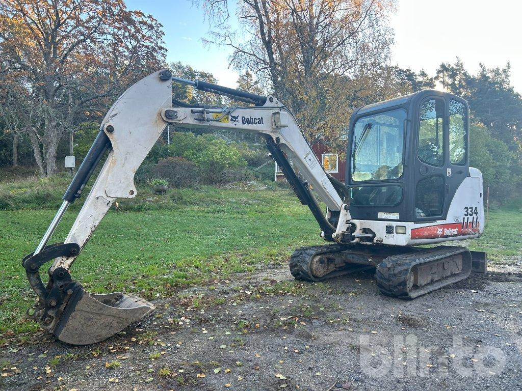 Bobcat 334 G med redskap - Miniexcavadora: foto 1 Bobcat 334 G med redskap - Miniexcavadora: foto 1