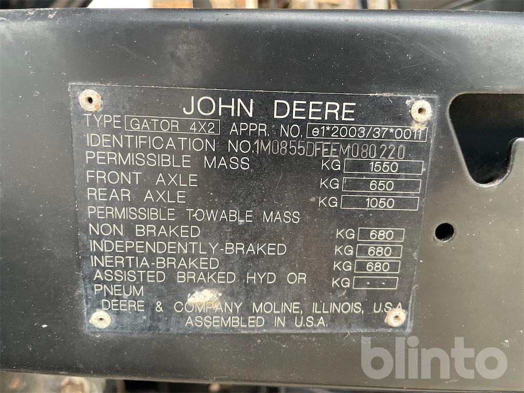 John Deere Gator XUV 855D 4x2 (2014) - Cuadrimoto: foto 5 John Deere Gator XUV 855D 4x2 (2014) - Cuadrimoto: foto 5