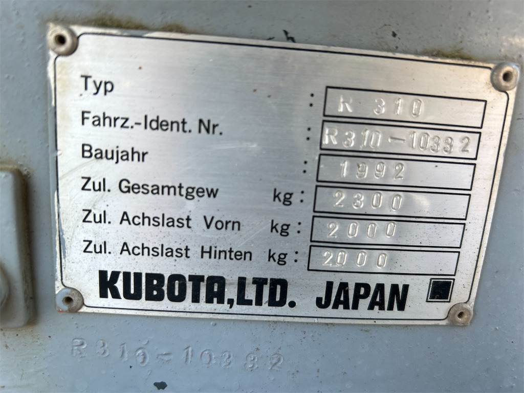 Kubota R310 - Cargadora de ruedas: foto 5 Kubota R310 - Cargadora de ruedas: foto 5