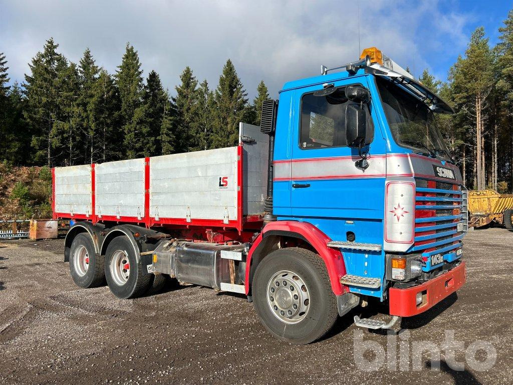 SCANIA R143HL6X4 AVKORT. - Camión caja abierta: foto 1 SCANIA R143HL6X4 AVKORT. - Camión caja abierta: foto 1
