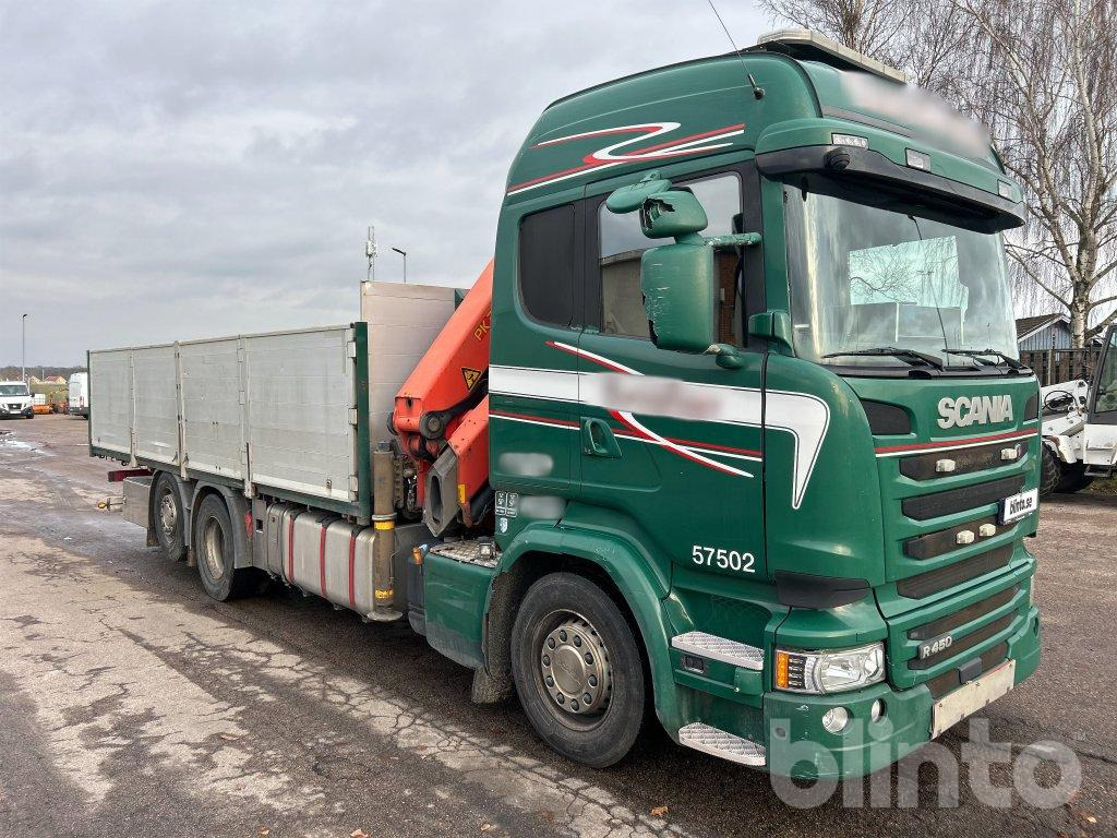 Scania R450 6x2*4 Palfinger PK22002 EH - Camión caja abierta, Camión grúa: foto 3 Scania R450 6x2*4 Palfinger PK22002 EH - Camión caja abierta, Camión grúa: foto 3