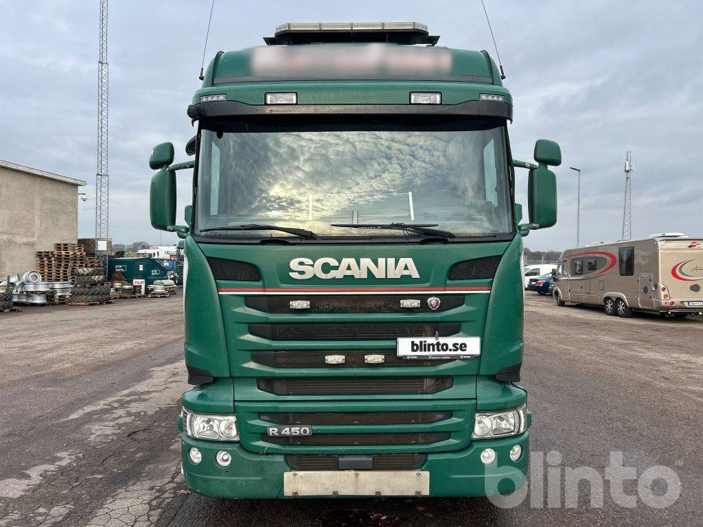 Scania R450 6x2*4 Palfinger PK22002 EH - Camión caja abierta, Camión grúa: foto 2 Scania R450 6x2*4 Palfinger PK22002 EH - Camión caja abierta, Camión grúa: foto 2