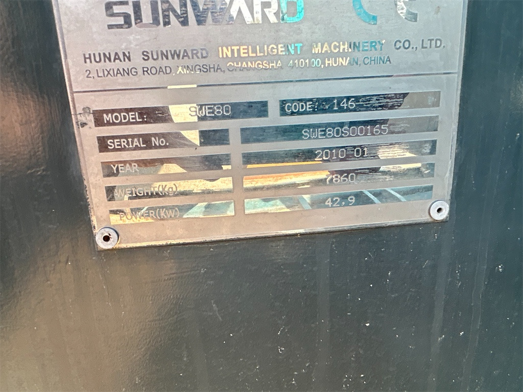 Sunward swe80 - Excavadora de cadenas: foto 4 Sunward swe80 - Excavadora de cadenas: foto 4