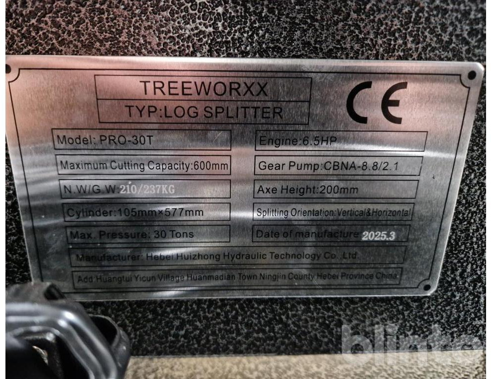 TREEWORXX PRO-30T (ungebraucht, Bj. 2025) - Astilladora de leña: foto 5 TREEWORXX PRO-30T (ungebraucht, Bj. 2025) - Astilladora de leña: foto 5