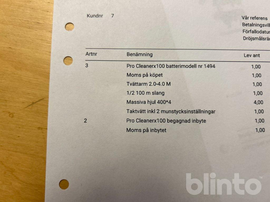 Maquinaria de limpieza Washpower Pro Cleanerx100 Batterimodell: foto 34 Maquinaria de limpieza Washpower Pro Cleanerx100 Batterimodell: foto 34