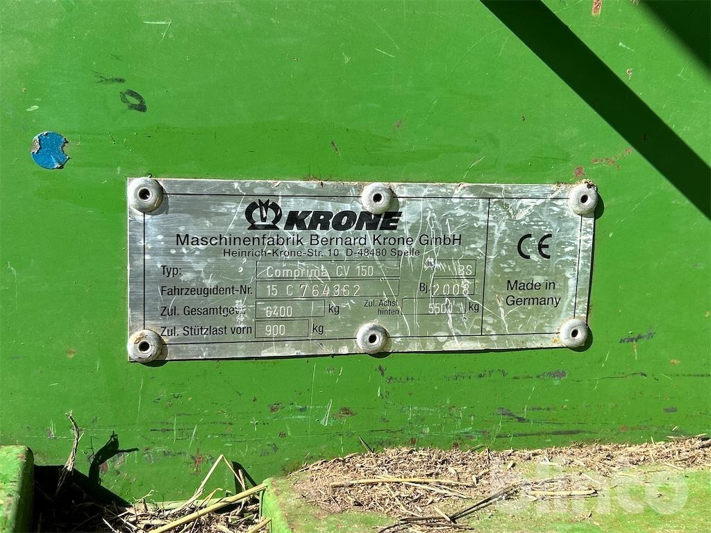 / Wickelkombination Krone Comprima CV 150 XC (2008) - Rotoempacadora, Encintadora de pacas: foto 5 / Wickelkombination Krone Comprima CV 150 XC (2008) - Rotoempacadora, Encintadora de pacas: foto 5