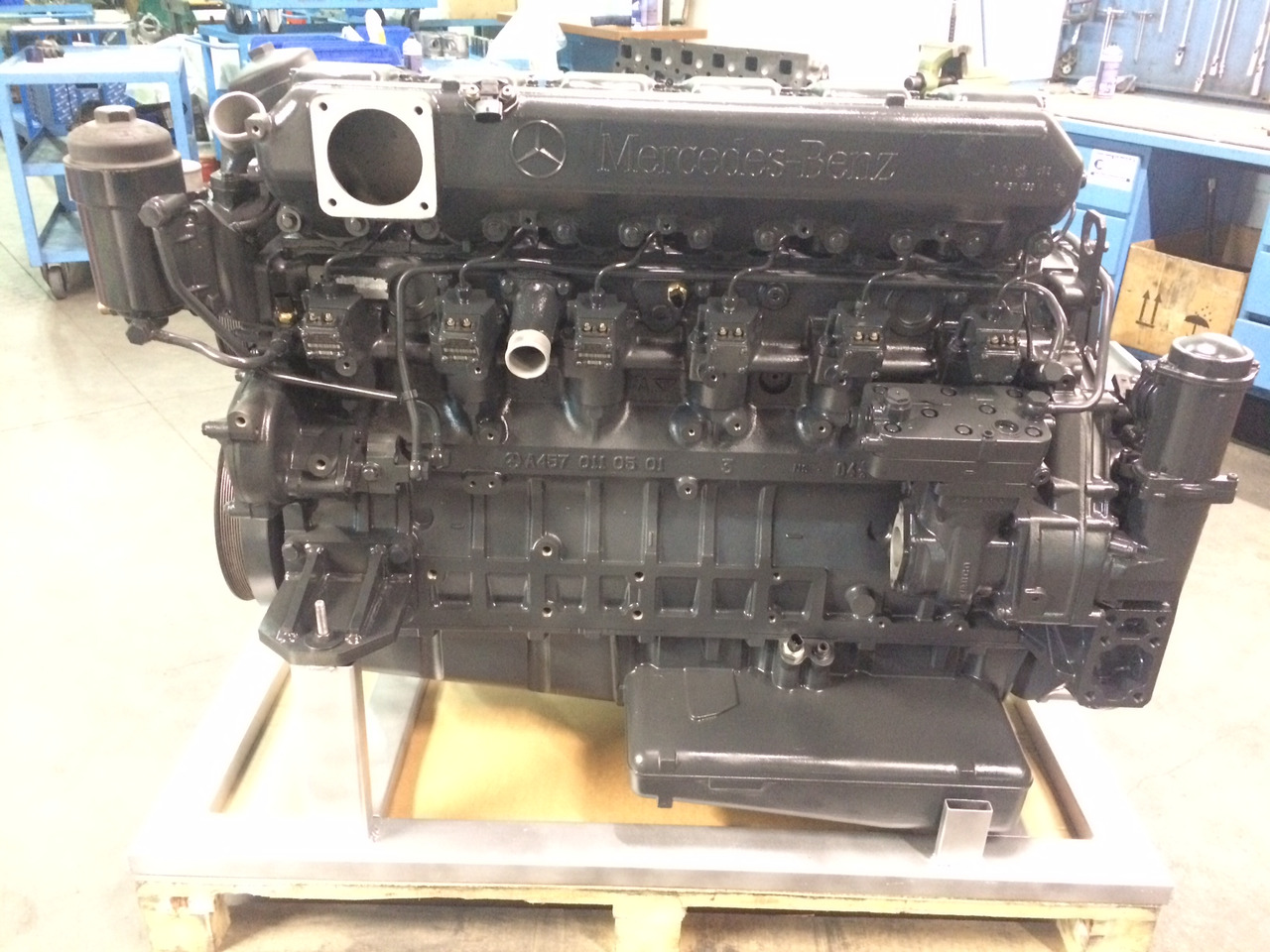 MOTORE MERCEDES OM457LA - VAR. 457.944 - EURO 3 - COMPLETO - Motor: foto 4 MOTORE MERCEDES OM457LA - VAR. 457.944 - EURO 3 - COMPLETO - Motor: foto 4