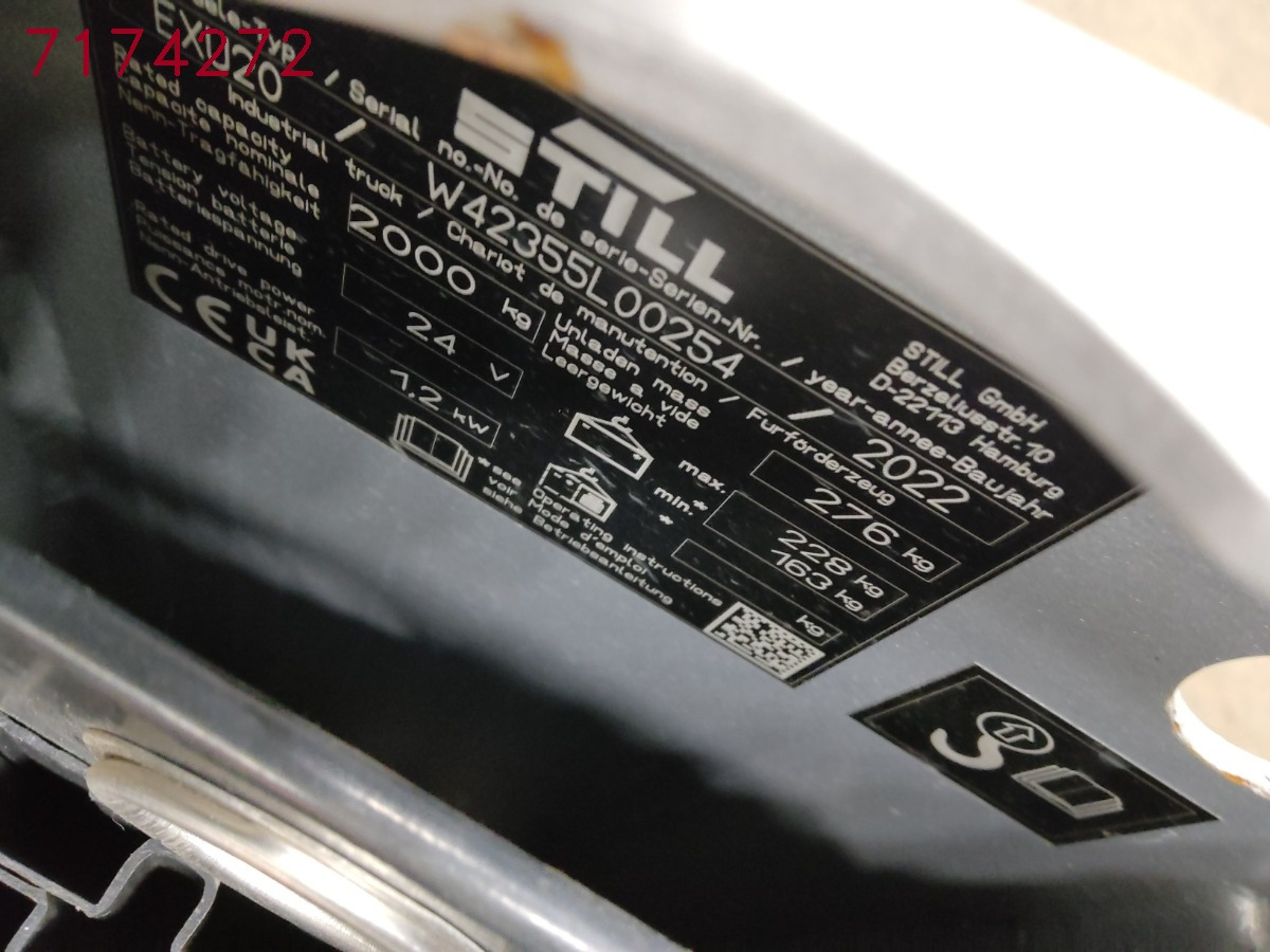 Still EXU20/BATT.NEU - Transpaleta: foto 5 Still EXU20/BATT.NEU - Transpaleta: foto 5